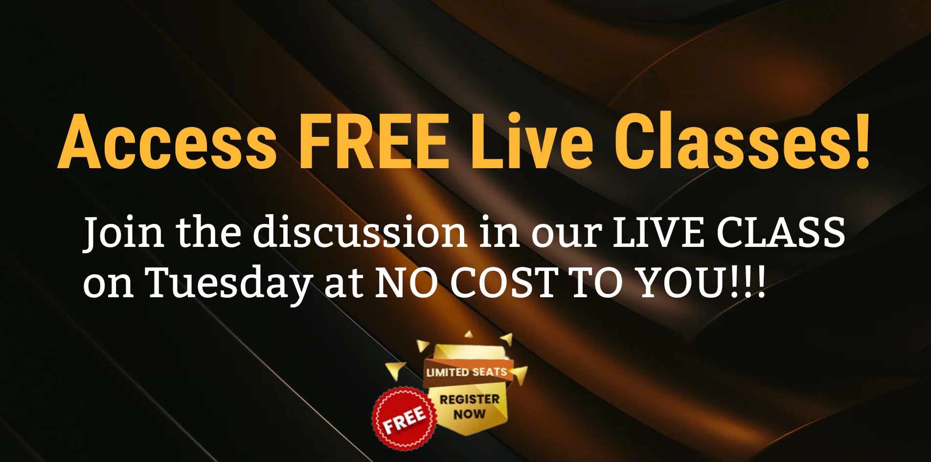 FREE LIVE CLASSES Gospel of Growth-2 FREE LIVE CLASSES Gospel of Growth-2